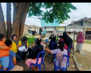 Pelaksanaan Gebyar skrining TBC UPTD Puskesmas Margamulya dalam rangka memperingati hari kesehatan Nasional