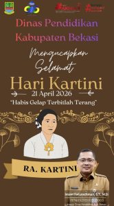 DINAS PENDIDIKAN KABUPATEN BEKASI MENGUCAPKAN SELAMAT HARI KARTINI 21 APRIL 2026