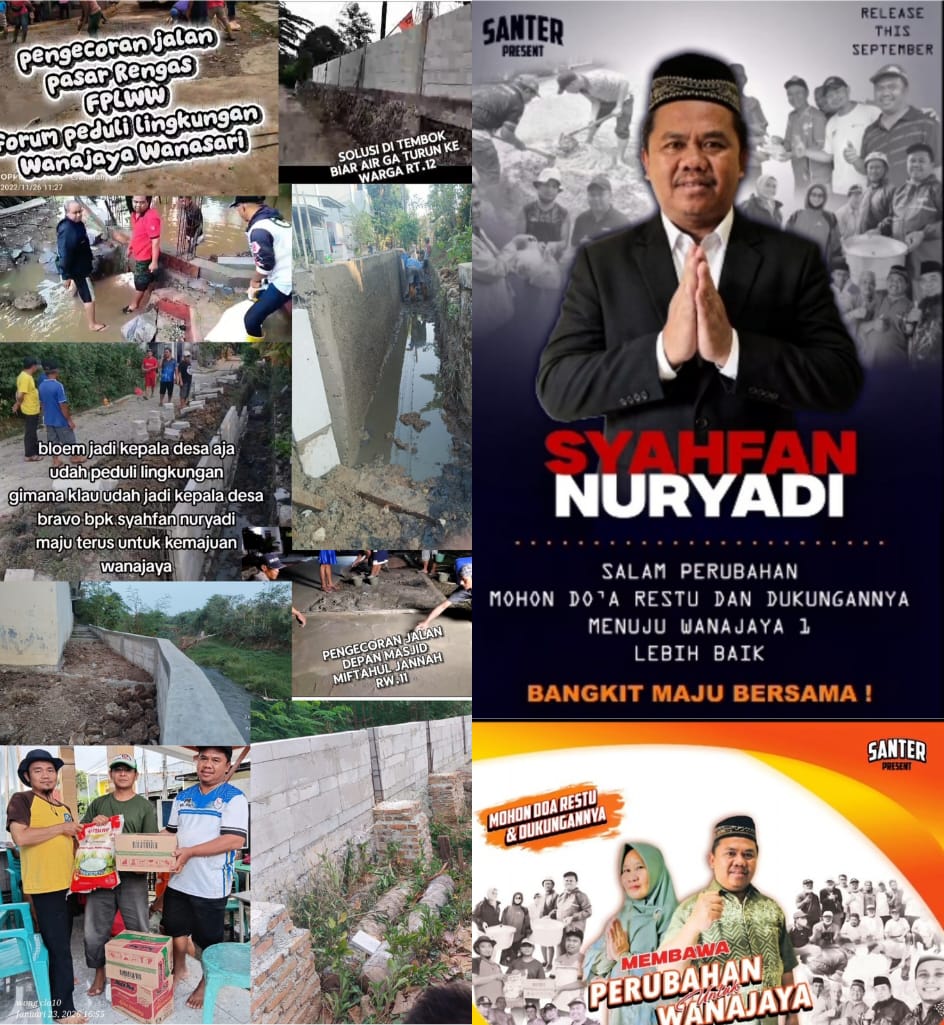 Syahfan Nuryadi Maju Calon Kades: Bawa Perubahan untuk Desa yang Bermartabat dan Berkeadilan Sosial bagi Seluruh Warga.