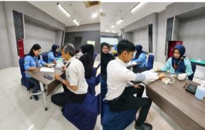 UPTD Puskesmas Teluk Pucung Gelar Cek Kesehatan Gratis di Kantor Imigrasi Kota Bekasi
