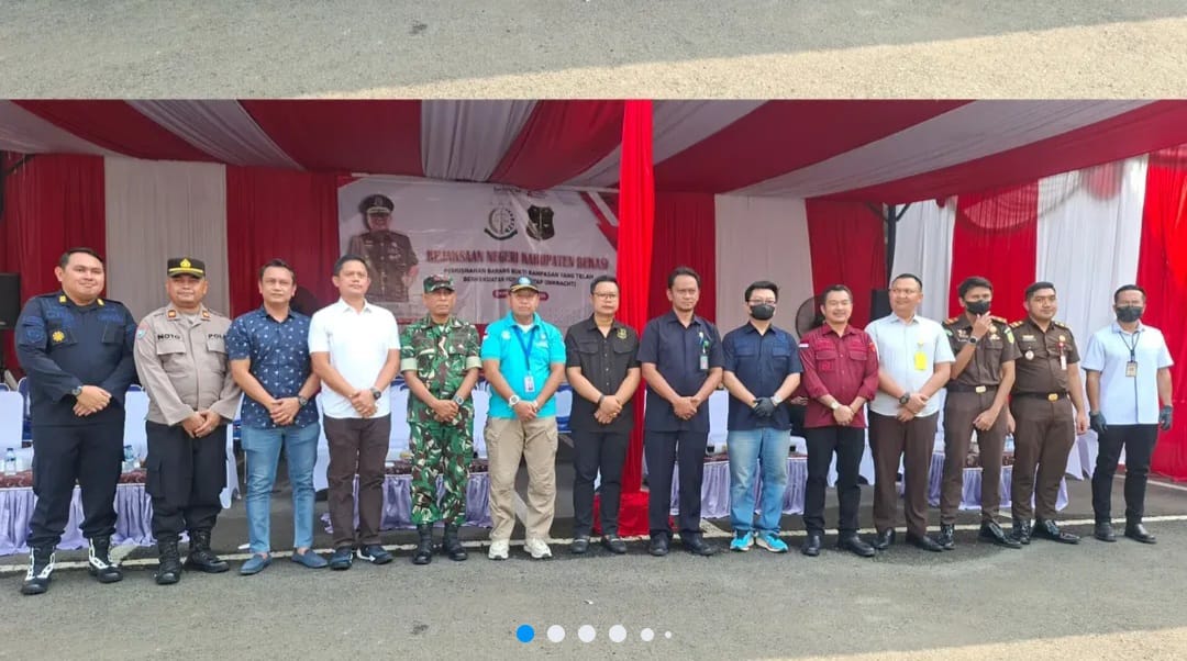 Komitmen Berantas Narkoba, BNK Bekasi Saksikan Pemusnaan BB Inkracht dI Kejari