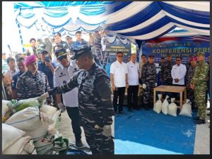 TNI AL Cokok 75,7 Ton Timah Ilegal Rp76 M di Belitung dan Belitung Timur,Diduga Siap Selundup ke Malaysia.