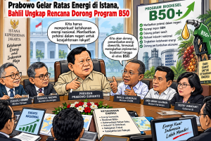 Prabowo Gelar Ratas Energi di Istana, Bahlil Ungkap Rencana Dorong Program B50