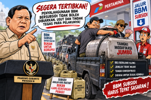 Prabowo Perintahkan Penertiban BBM Subsidi, Tangki Jumbo 1 Ton Diduga Jadi Biang Antrean Makassar