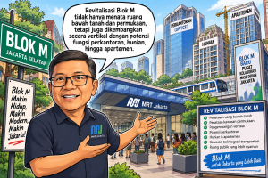 Tak Lagi Sekadar Transit, Blok M Disiapkan Jadi Kawasan Vertikal Modern