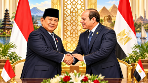 Presiden Mesir El-Sisi Dijadwalkan Kunjungi Indonesia 11 Oktober, Bertemu Prabowo Bahas Kemitraan Strategis