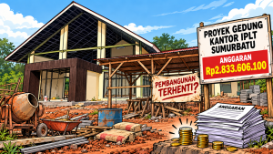 Proyek Gedung IPLT Sumurbatu Terhenti, Anggaran Rp2,83 Miliar Dipertanyakan