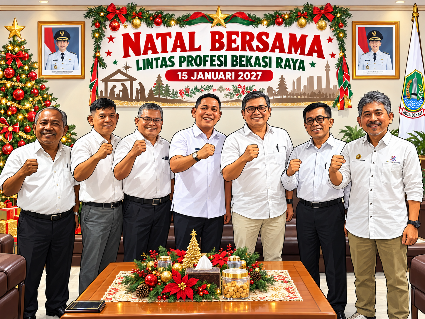 Plt Bupati Bekasi Dukung Natal Lintas Profesi 2027, Panitia Targetkan 3.000 Undangan