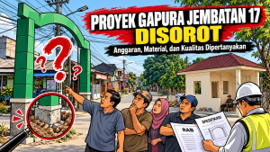 Anggaran Gapura Rp146 Juta dan Pos Security Rp46 Juta di Rawalumbu Disorot, Warga Desak Kejaksaan Turun Tangan